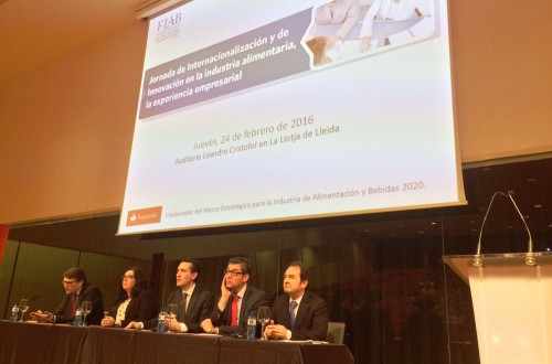 FIAB y Banco Santander congregan en Lleida a más de cien empresas interesadas en la innovación y la internacionalización