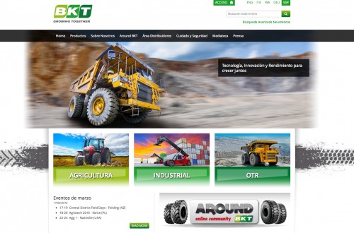 bkt-tires.com cumple su primer aniversario con más de 20.000 usuarios al mes