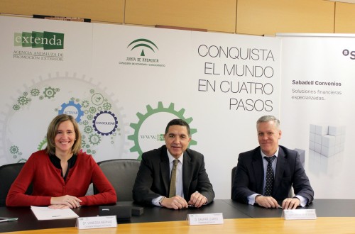 Convenio entre Extenda y el Banco Sabadell para la internacionalización de pymes andaluzas