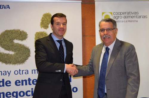 Cooperativas Agro-alimentarias de Castilla-La Mancha y el BBVA firman un convenio