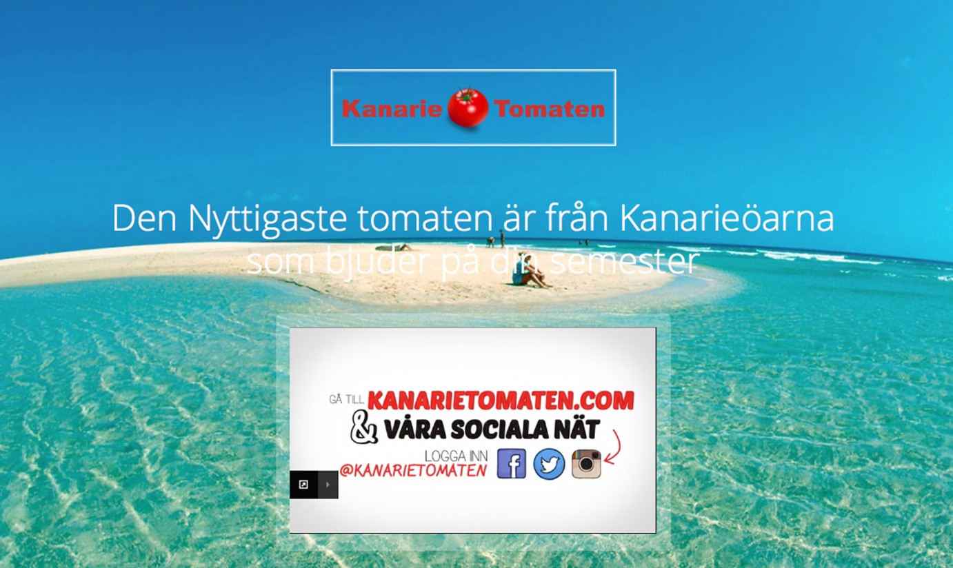 El tomate canario en Suecia se promociona con éxito en Suecia