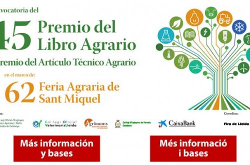 El Premio del Libro Agrario de la Feria de Sant Miquel recibe 23 trabajos