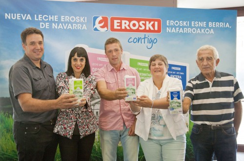 Eroski alcanza acuerdos con empresas lácteas locales para apoyar la sostenibilidad del sector