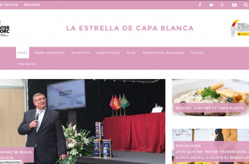 La interprofesional del porcino de capa blanca estrena nueva web