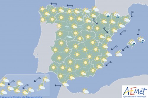 AEMET prevé un invierno con temperaturas superiores a la media en todo el país