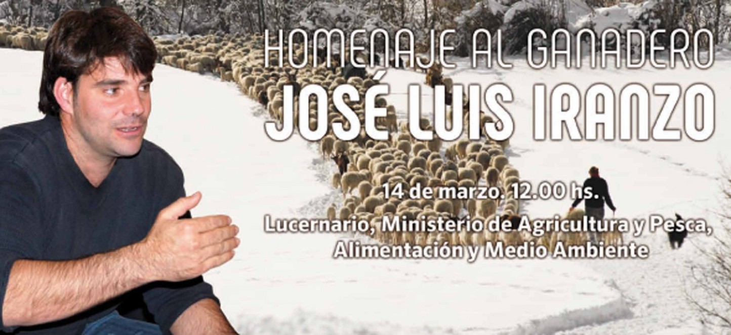Homenaje al ganadero y pastor aragonés José Luis Iranzo