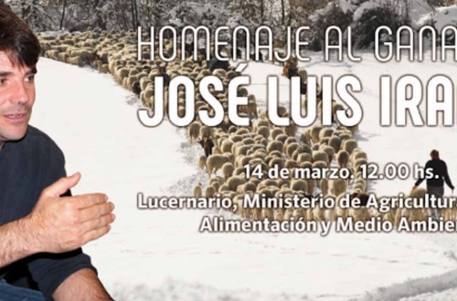 Homenaje al ganadero y pastor aragonés José Luis Iranzo