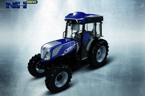 New Holland presenta el tractor autónomo T4.110F NHDrive para viñedos