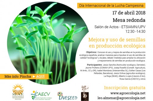 SEAE organiza una mesa redonda sobre uso y mejora de semillas en producción ecológica