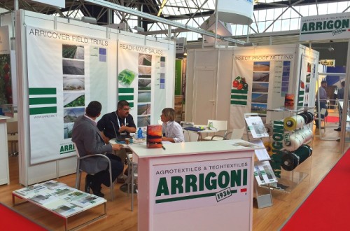 Arrigoni presentará sus nuevas mallas y pantallas para la protección de cultivo en Greentech