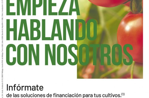 Nueva campaña “Cultivos Intensivos” de Unicaja Banco con 310 M€ de préstamos preconcebidos para el sector hortofrutícola