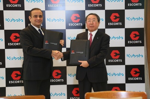 Kubota crea una joint venture con la compañía india Escorts