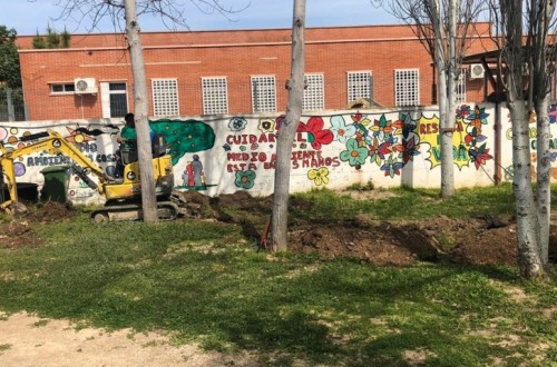 Seipasa y Agroquímicos Torre-Pacheco impulsan la reconstrucción de un huerto escolar ecológico