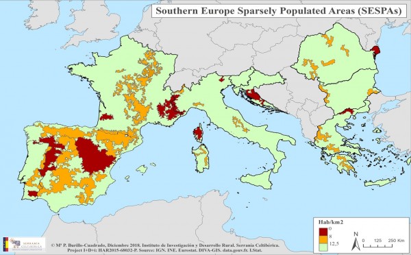 Once instituciones crean una red de investigación y desarrollo para las zonas escasamente pobladas del Sur de Europa