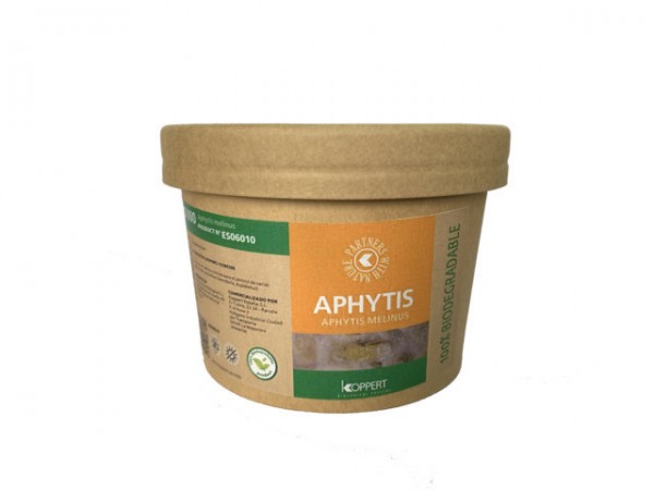 Koppert presenta el nuevo envase biodegradable de Aphytis