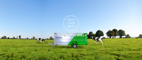 Joskin lanza su configurador online para remolque de ganado y aireadores de pradera