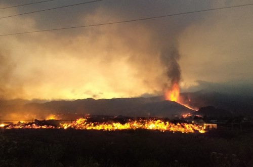 Entre 300 y 400 explotaciones agrarias afectadas ya por la erupción volcánica en La Palma