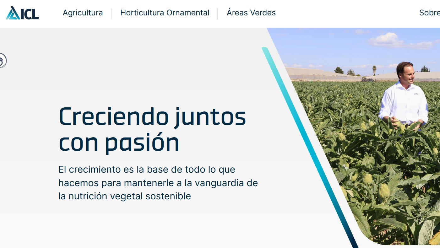 ICL lanza su nueva web ICL Growing Solutions en España
