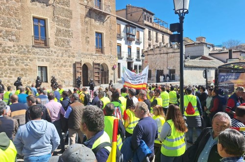 Toledo y Almería, centro de las protestas agrícolas del martes