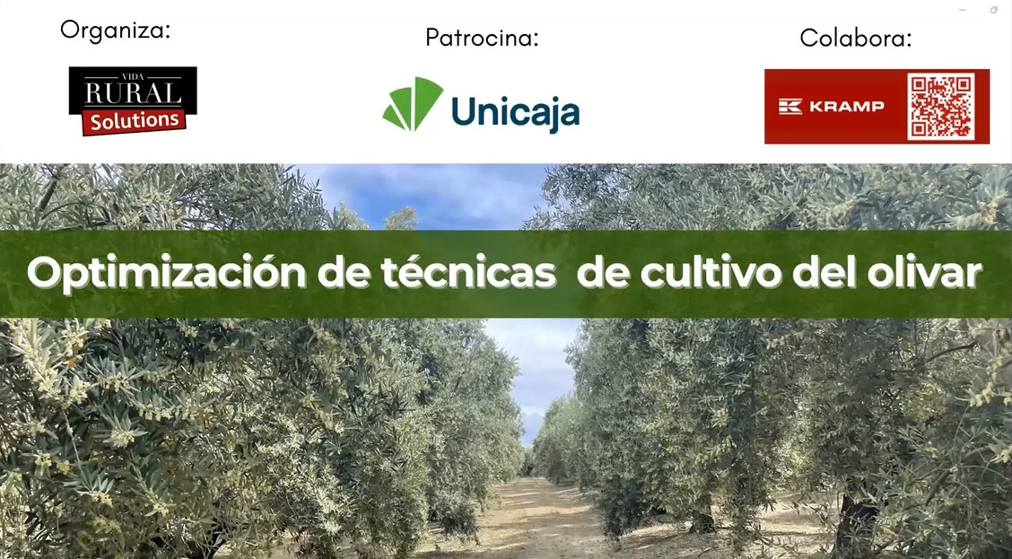 El webinar de Vida Rural sobre Optimización de técnicas de cultivo del olivar reúne a más de 320 agricultores y técnicos