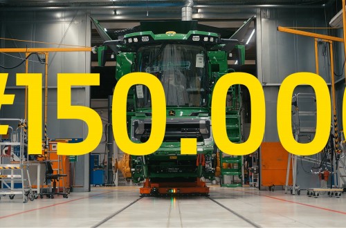 John Deere produce su cosechadora 150.000 en la fábrica alemana de Zweibrücken