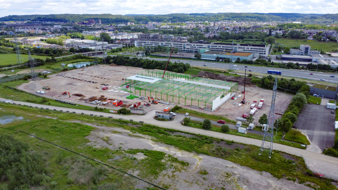 Avanzan las obras de construcción de la nueva fábrica de Joskin en Luxemburgo