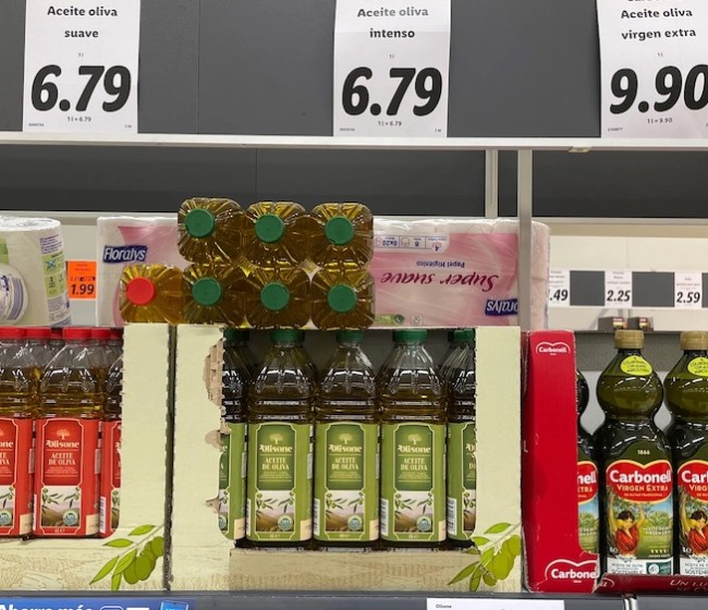 La inflación en alimentos se modera al 1,8% en septiembre por la menor subida del aceite