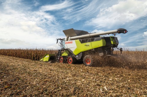 Claas lanza la nueva cosechadora híbrida compacta Trion 740