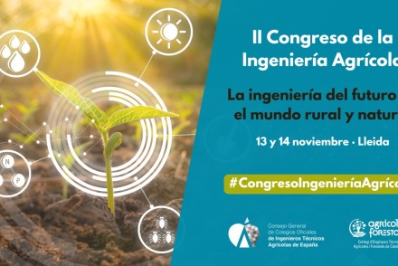 Lleida acoge durante los días 13 y 14 de noviembre el II Congreso de Ingeniería Agrícola