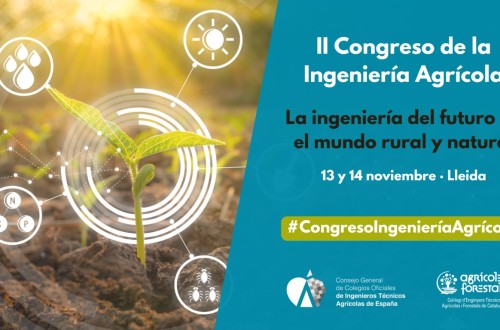 Lleida acoge durante los días 13 y 14 de noviembre el II Congreso de Ingeniería Agrícola