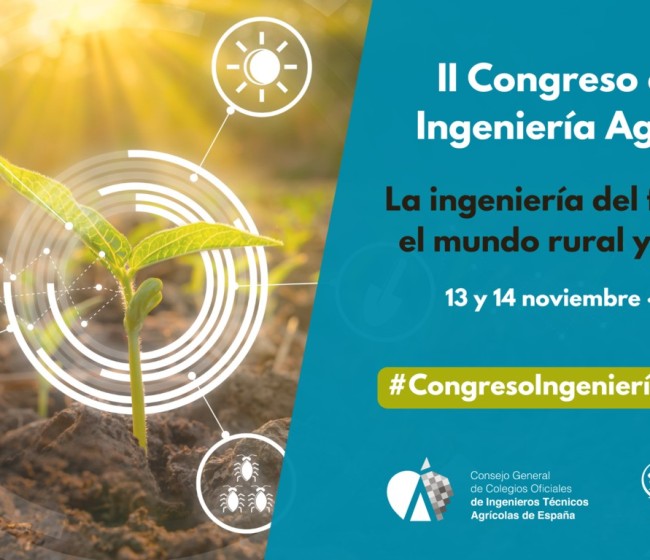 Lleida acoge durante los días 13 y 14 de noviembre el II Congreso de Ingeniería Agrícola