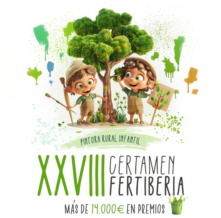 Abierta la convocatoria del XXVIII Certamen de Pintura Rural Infantil de Fertiberia