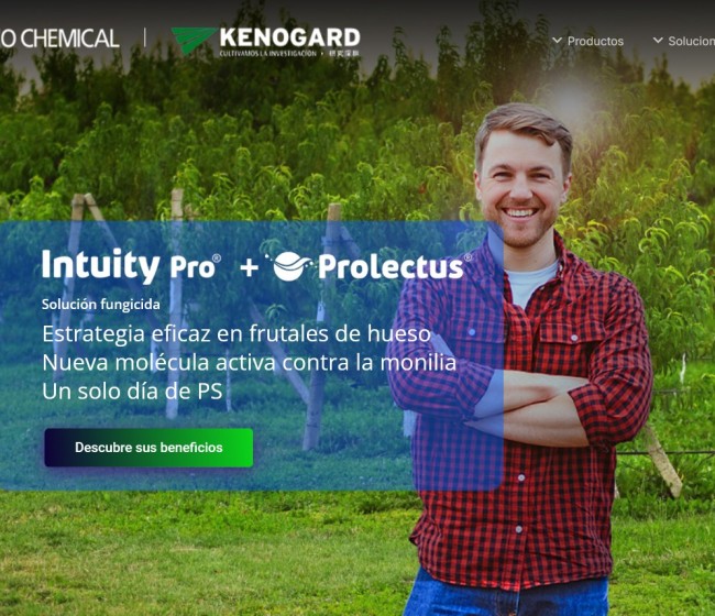 La nueva web de Kenogard refuerza su compromiso con la agricultura profesional en España