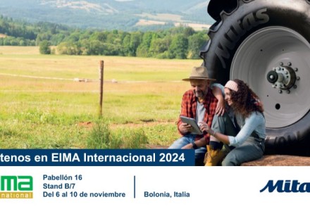 Mitas presentará en EIMA, del 6 al 10 de noviembre en Bolonia, su gama de neumáticos agrícolas radiales