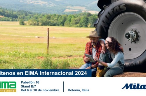 Mitas presentará en EIMA, del 6 al 10 de noviembre en Bolonia, su gama de neumáticos agrícolas radiales