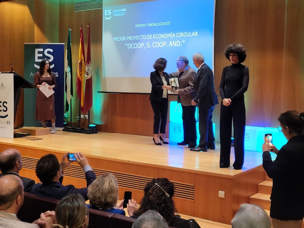 Dcoop recibe el Premio Andalucía a la Economía Social en Economía Circular