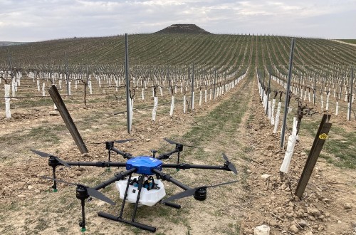 Drones aplicadores como alternativa más sostenible al tratamiento convencional