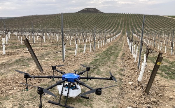 Drones aplicadores como alternativa más sostenible al tratamiento convencional