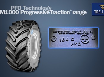 Trelleborg Tires amplía su gama TM1000 ProgressiveTraction con más de 15 medidas nuevas con tecnología PFO