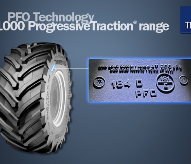 Trelleborg Tires amplía su gama TM1000 ProgressiveTraction con más de 15 medidas nuevas con tecnología PFO