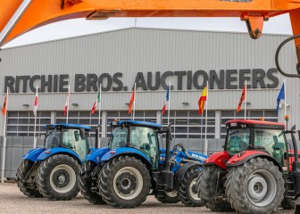 Ritchie Bros. vende en su campaña internacional de fin de año más de 480 lotes de tractores agrícolas