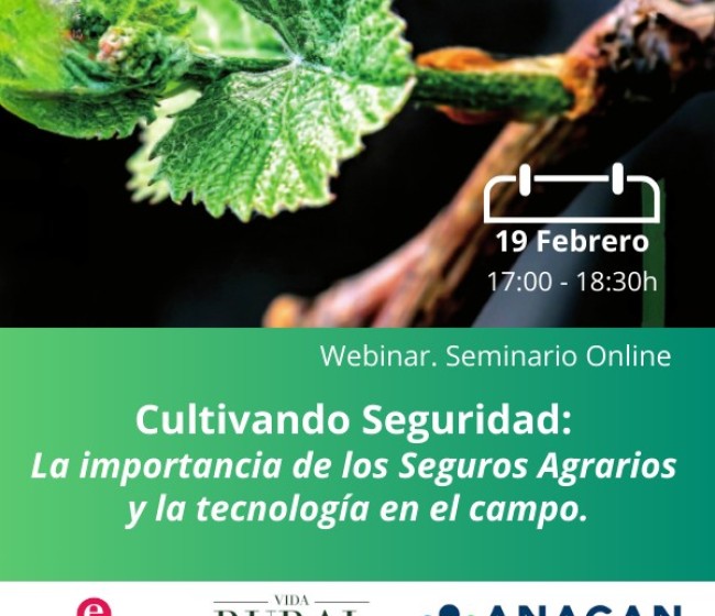 Webinar cultivando seguridad: la importancia de los seguros y la tecnología en el agro